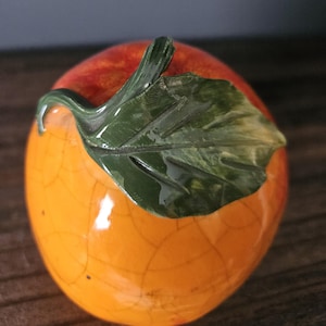 Vintage Pottery Orange Fruit