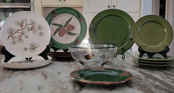 Pine cone plates top