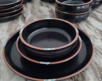 Dansk Mesa Black Dishes - Made in Portugal