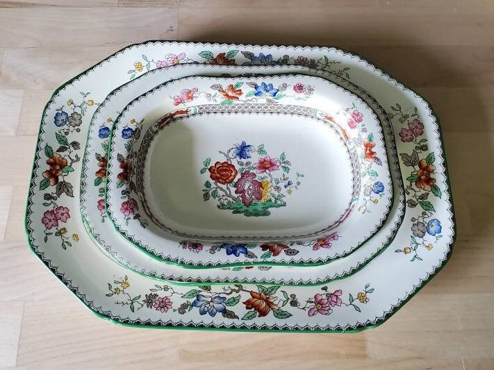 Copeland Spode Chinese Rose Dishes, pre-1950 - Etsy 日本