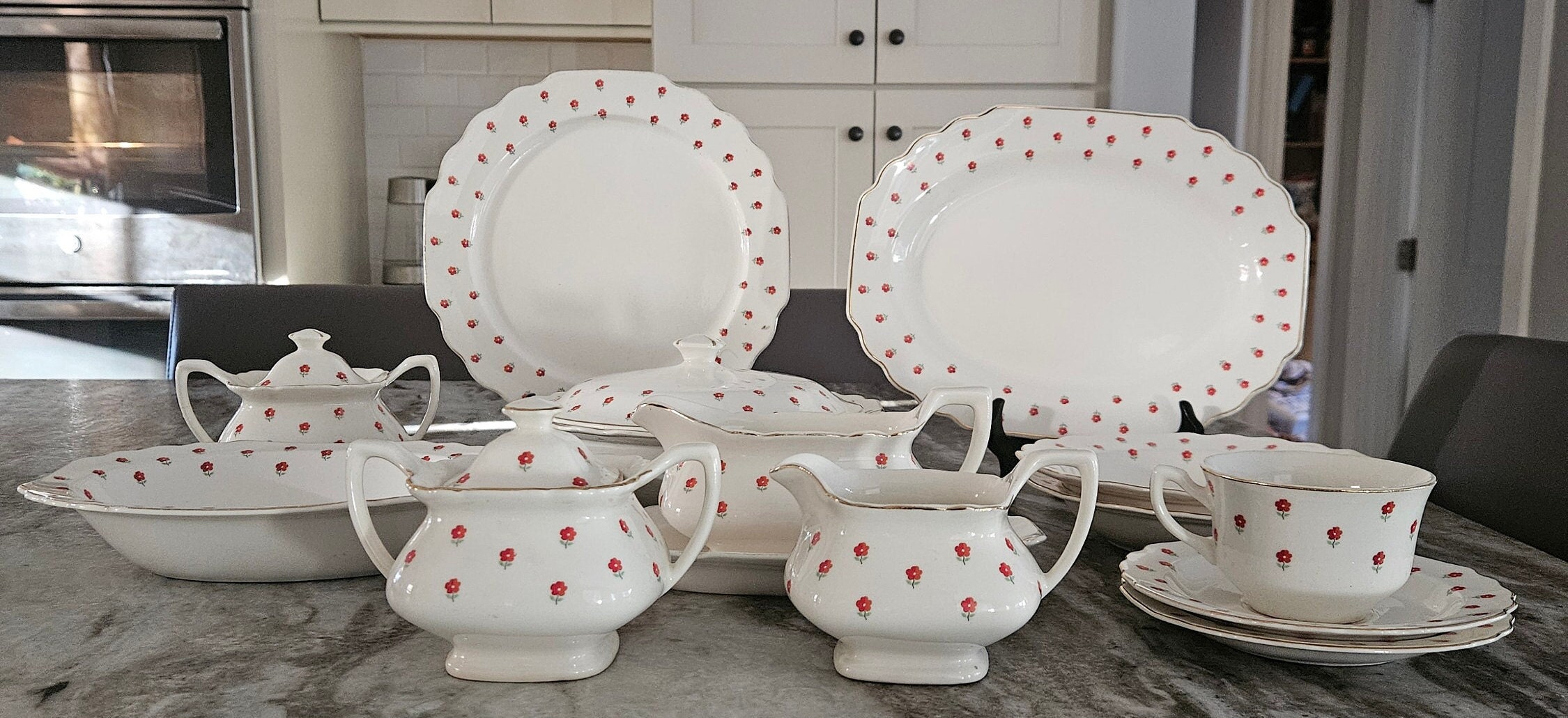WS George Blushing Rose Dalrymple Dinnerware - Etsy