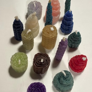 Toy Tapers Beeswax Mini Candles, Set of 15, FREE SHIPPING option