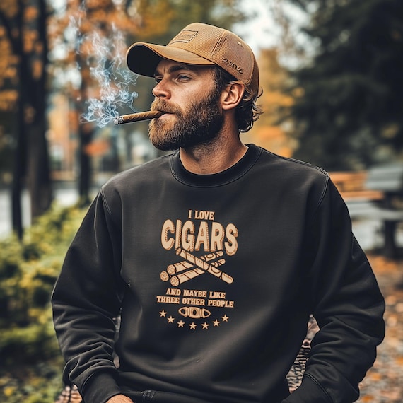 cigarette sweatshirt Smoking Cigars Sweater, Cigar Sweatshirt, Funny Man Cave Decor, Lounge Clothing, Mens Womens Shirt, Give for Him, Novelty Wear cigarette sweatshirt Smoking Cigars Sweater, Cigar Sweatshirt, Funny Man Cave Decor, Lounge Clothing, Mens Womens Shirt, Give for Him, Novelty Wear