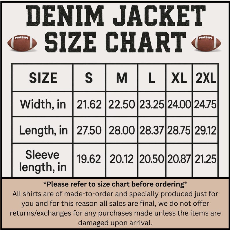 Kansas City Womens Denim Jean Jacket, Vintage Varsity Football Coat, Taylor's Retro Game Day Gear, Tailgate Apparel Gift For Her, Team Mom image 8