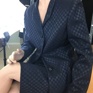 Carolina Herrera Black Silk Suit