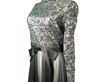 Vestido de noche de Pat Sandler de los años 70