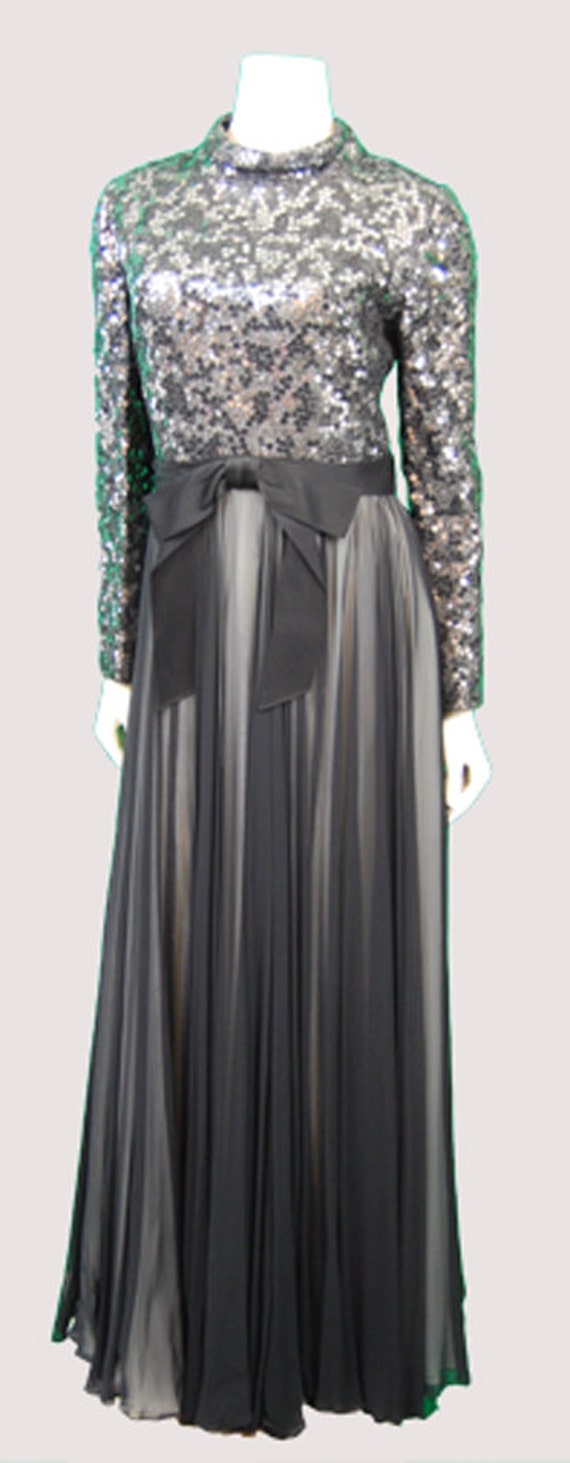 1970's Pat Sandler Evening Dress