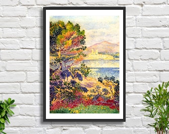 Coast Near Antibes, Henri-edmond Cross, Pointillism, Neo