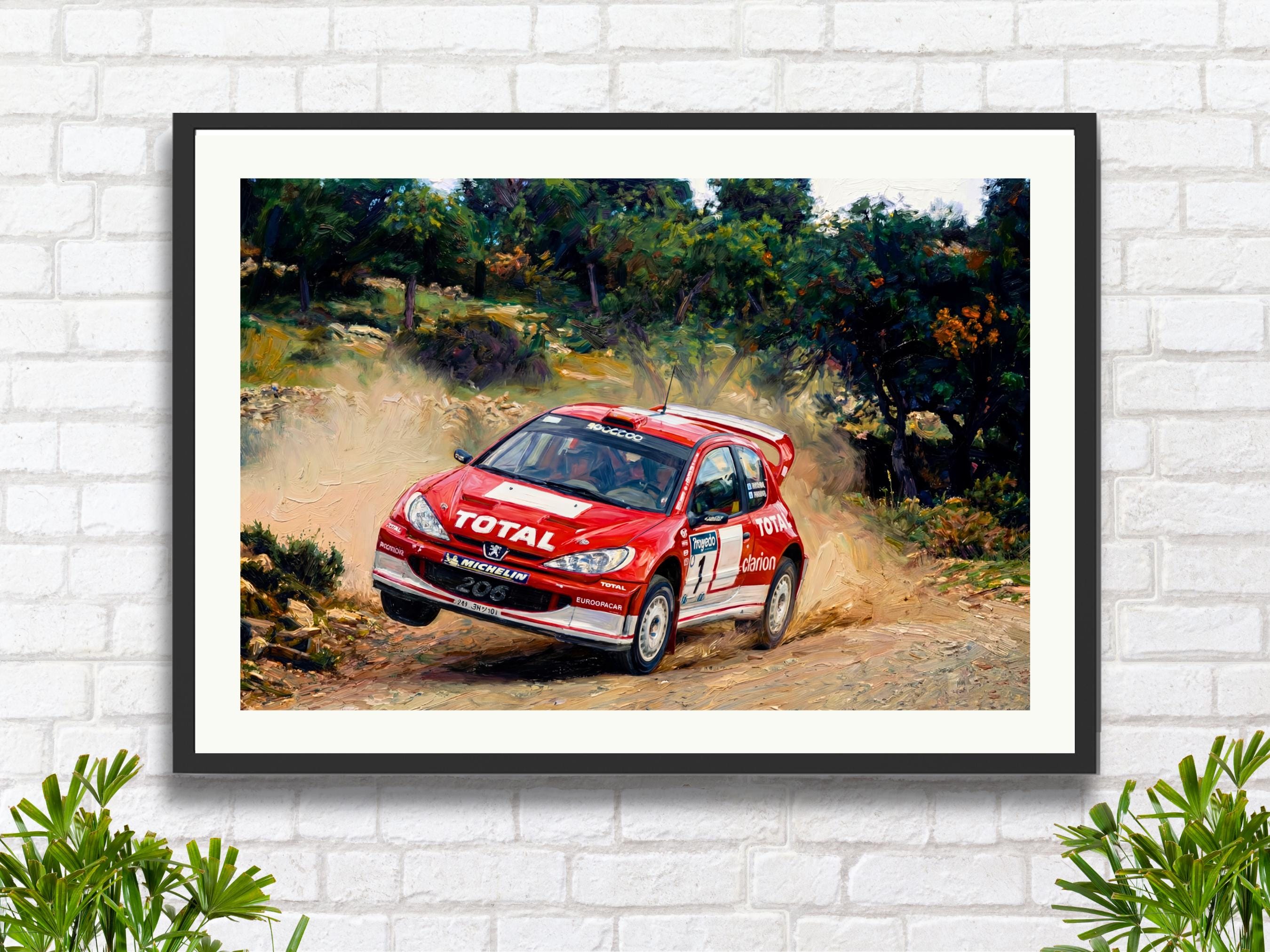 Peugeot 206 WRC Rally Car: Marcus Grönholm, Rally New Zealand 03