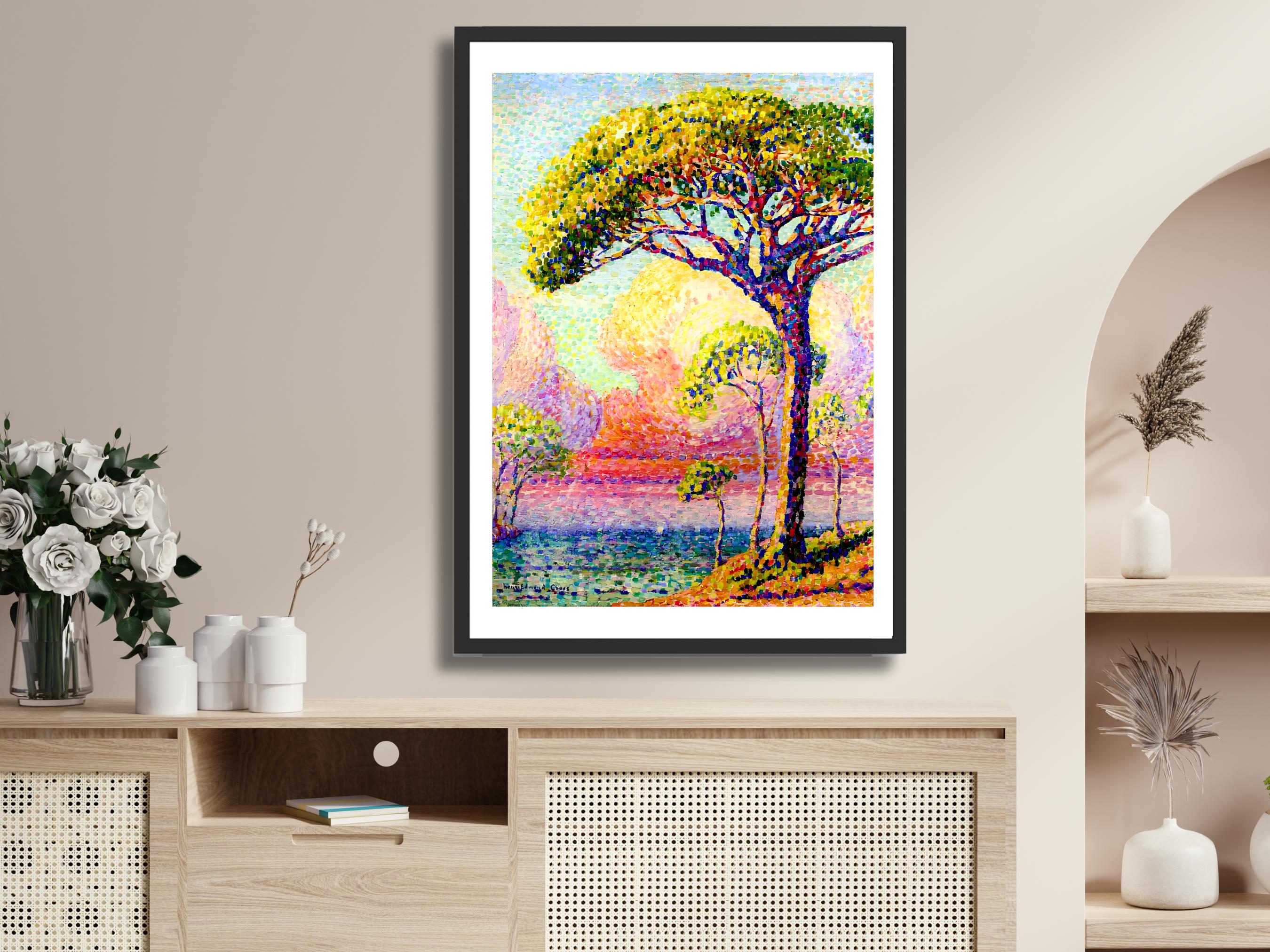Henri Edmond Cross 'A Pine Tree' Giclee Print: Neo-impressionist