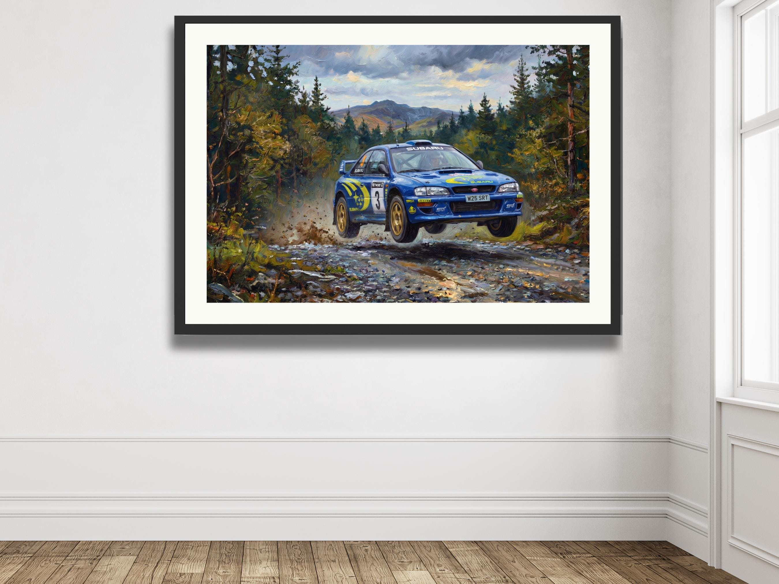 Subaru Impreza WRC S6 Rally Car, Crychan Forest: Richard Burns