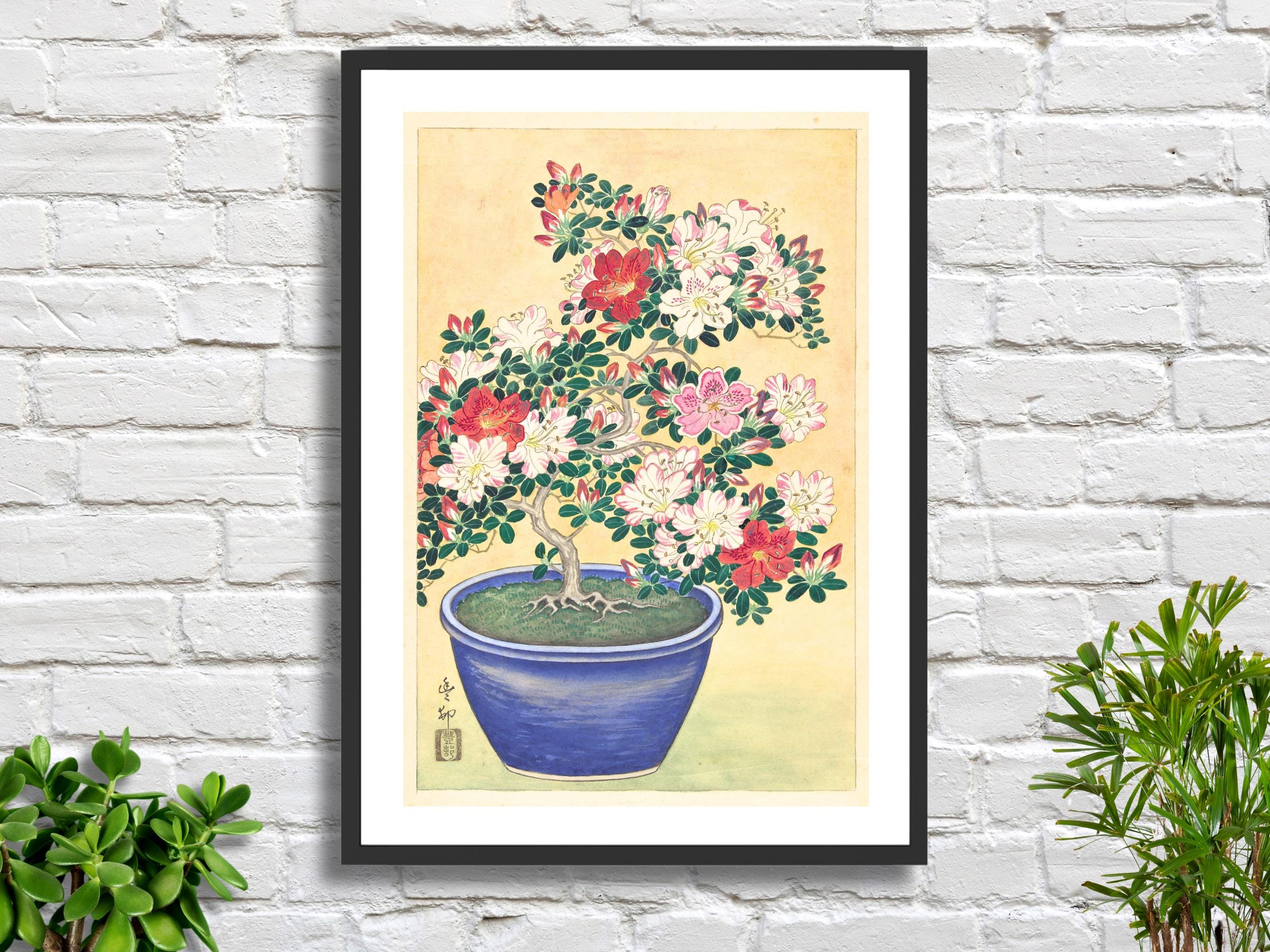 Ohara Koson 'azalea' Japanese Art Giclee Print - Etsy