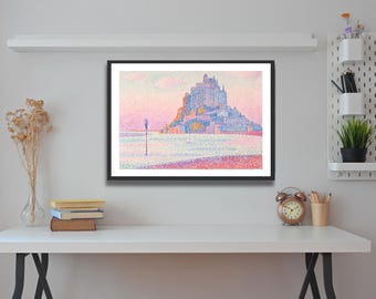 Paul Signac Mont Saint-michel Art Print: Neo-impressionist