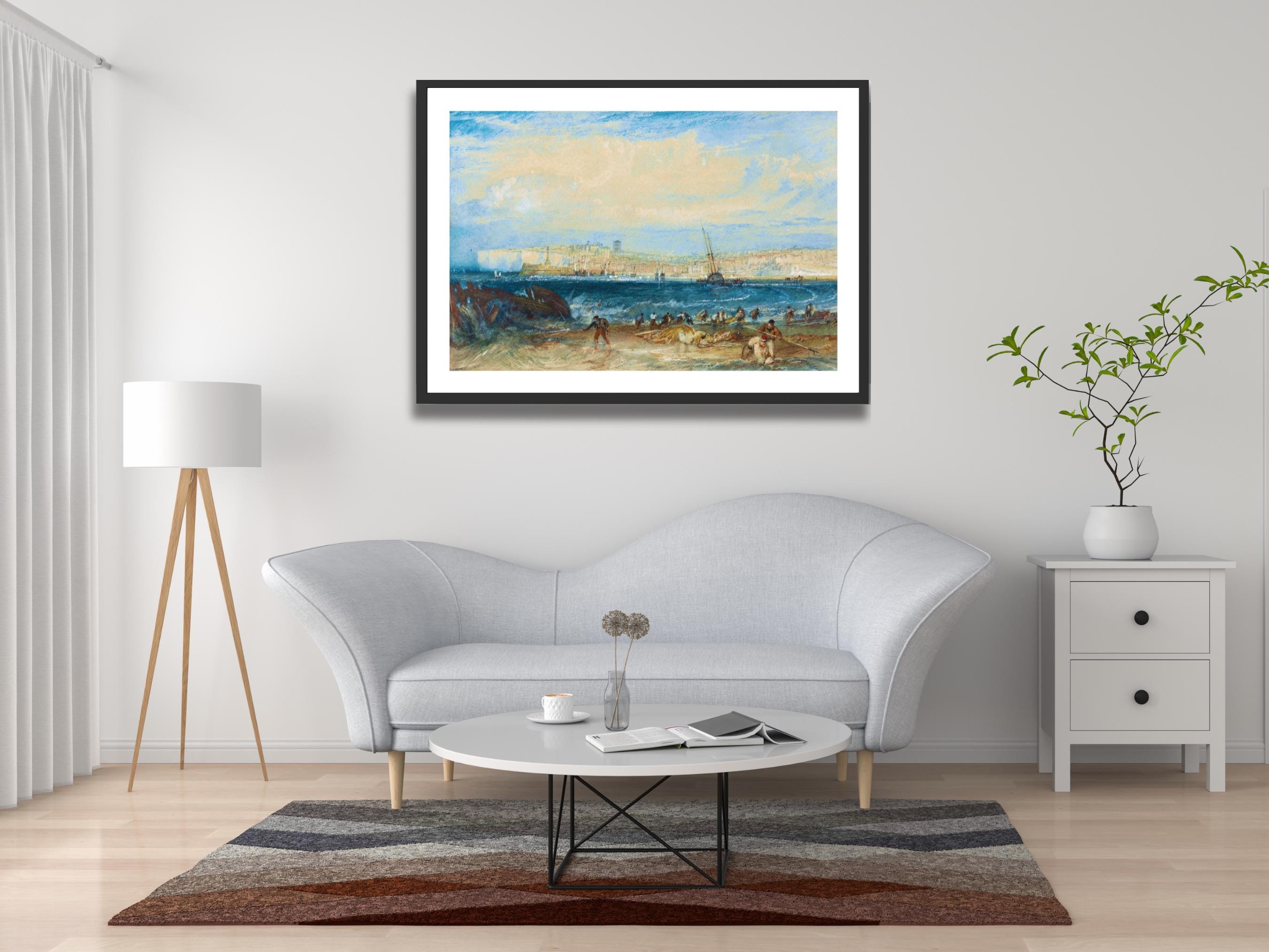 ターナー作「マーゲート」海岸風景画：イギリス・ロマン主義 - Etsy 日本
