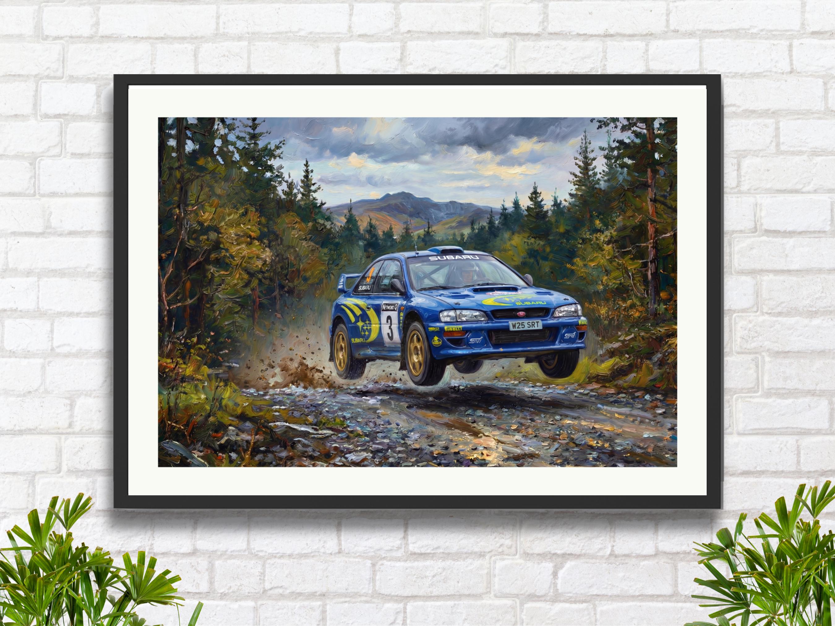 Subaru Impreza WRC S6 Rally Car, Crychan Forest: Richard Burns