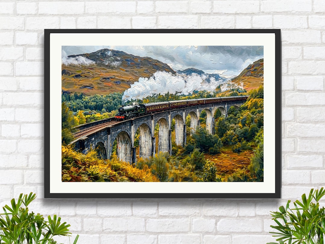 Flying Scotsman Over Glenfinnan Viaduct Scottish Highlands Steam Train flying-scotsman-over-glenfinnan-viaduct-scottish-highlands-steam-train
