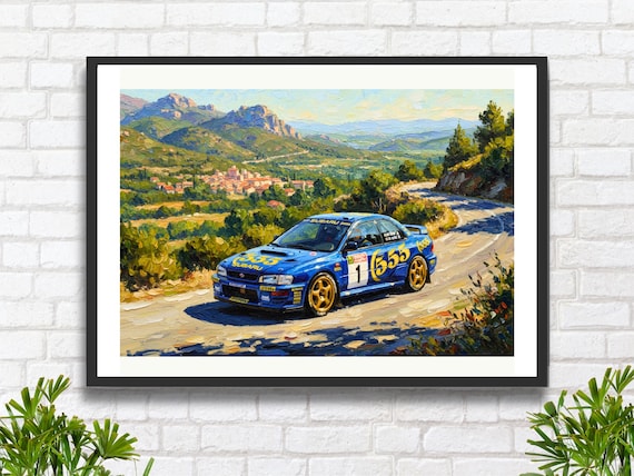 Subaru Impreza 555 Group A Rally Car: Colin Mcrae 1996 WRC Rally