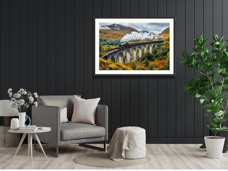 Flying Scotsman Over Glenfinnan Viaduct Scottish Highlands Steam Train flying-scotsman-over-glenfinnan-viaduct-scottish-highlands-steam-train