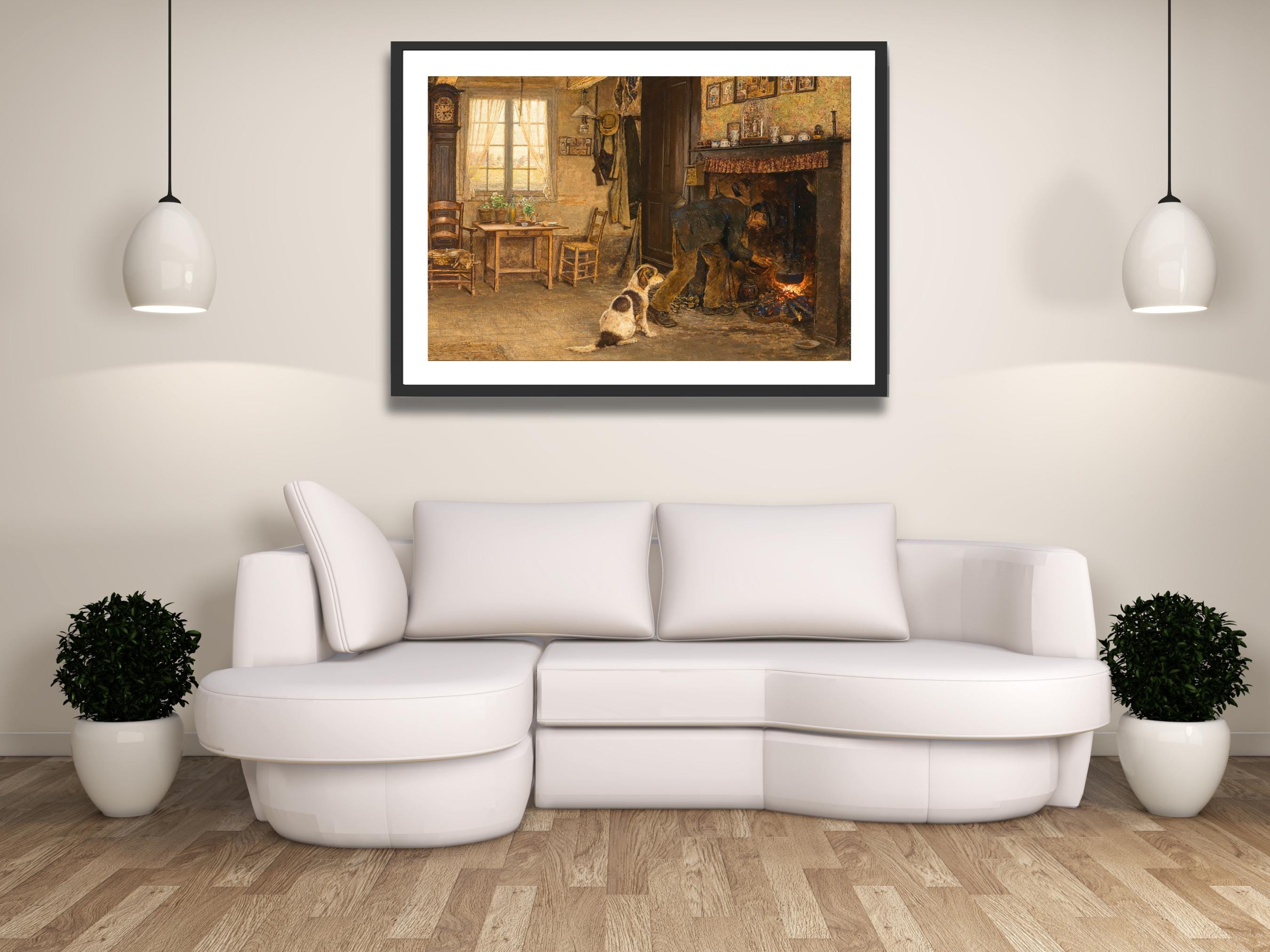 マリー＝フランソワ・フィルマン＝ジラール「狩りの後」ジクレー版画