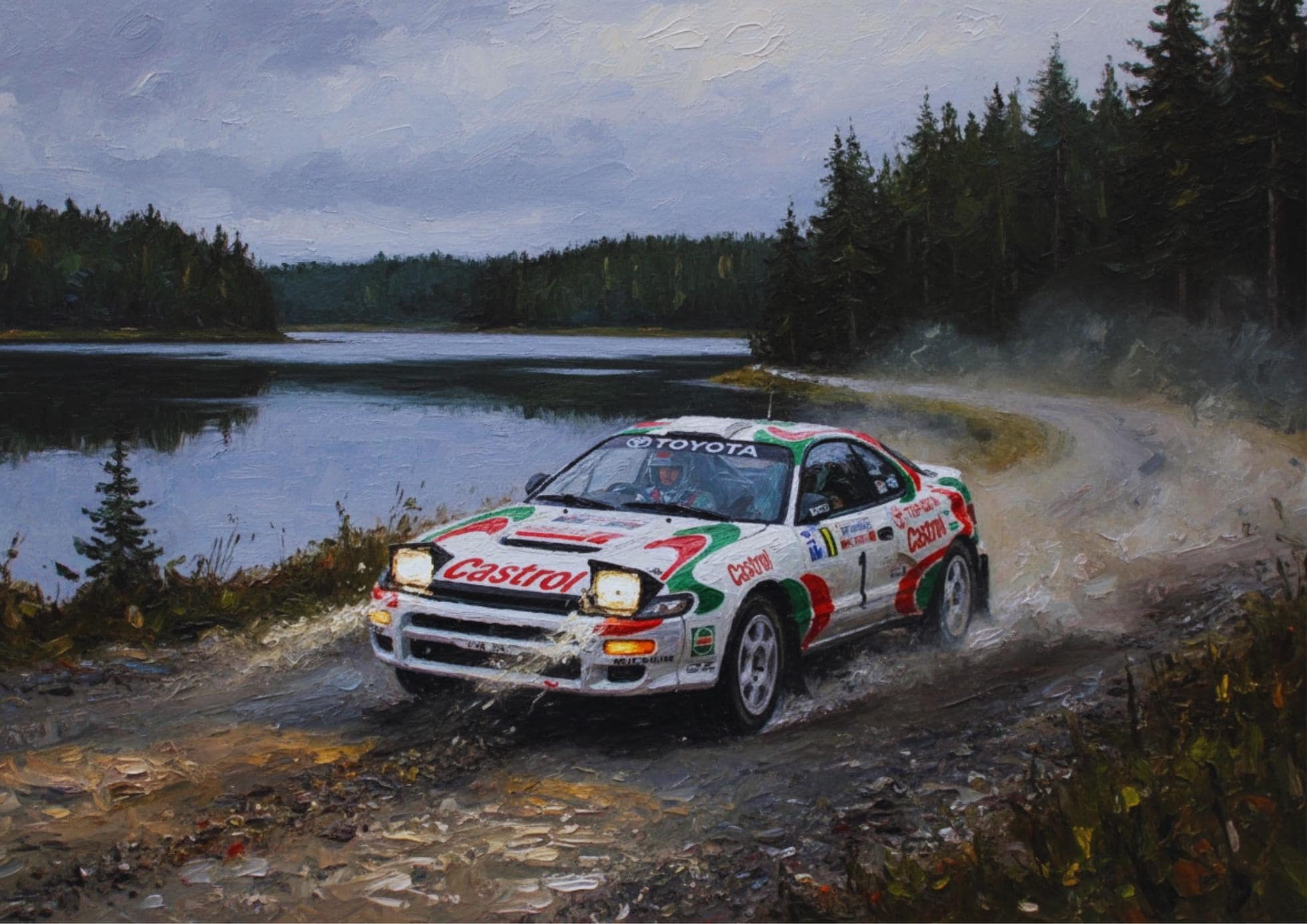 Toyota Celica Gt-four Rally Car: Juha Kankkunen 1994 1000 Lakes