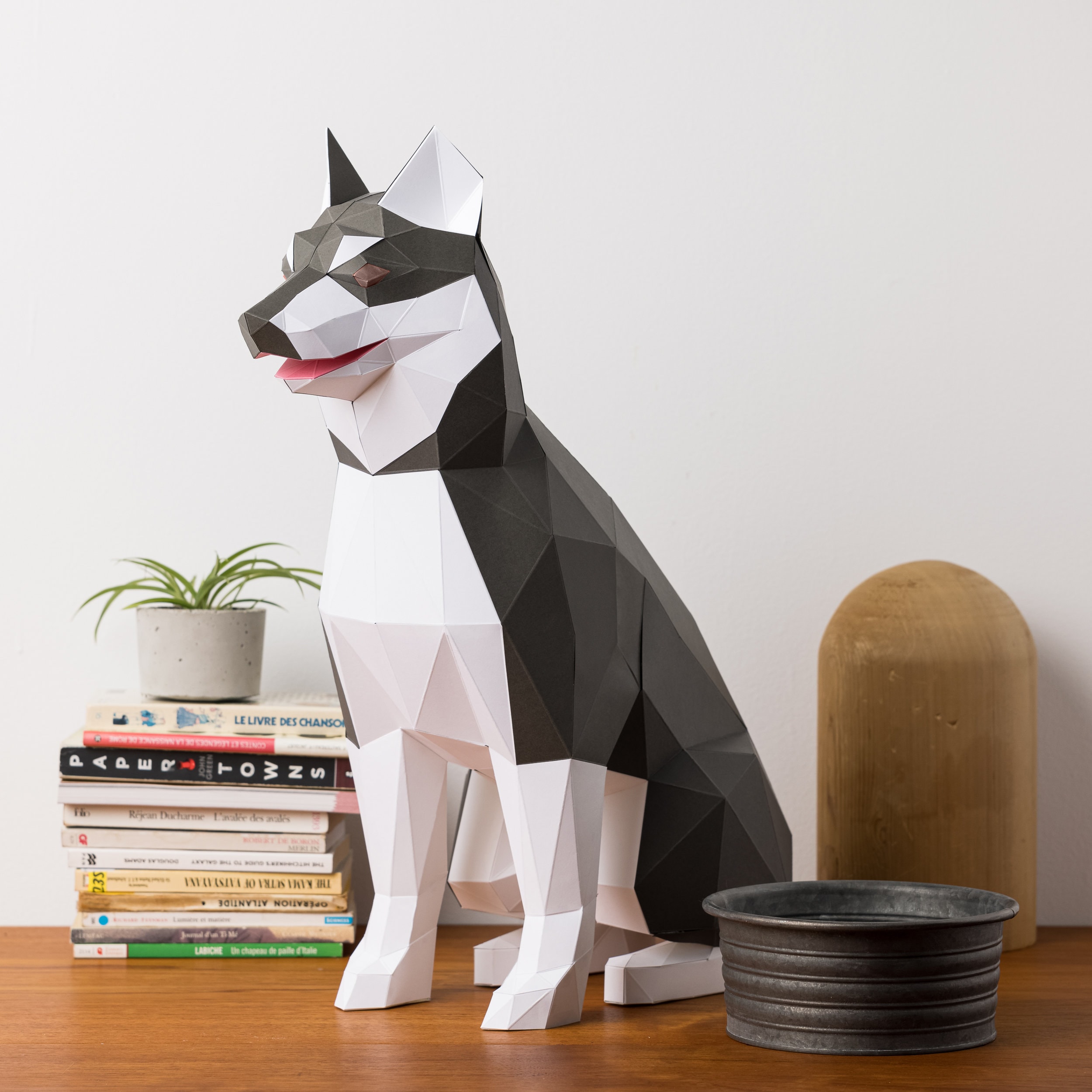 Husky Dog Papercraft. You Get a PDF Digital File Templates and | Etsy UK