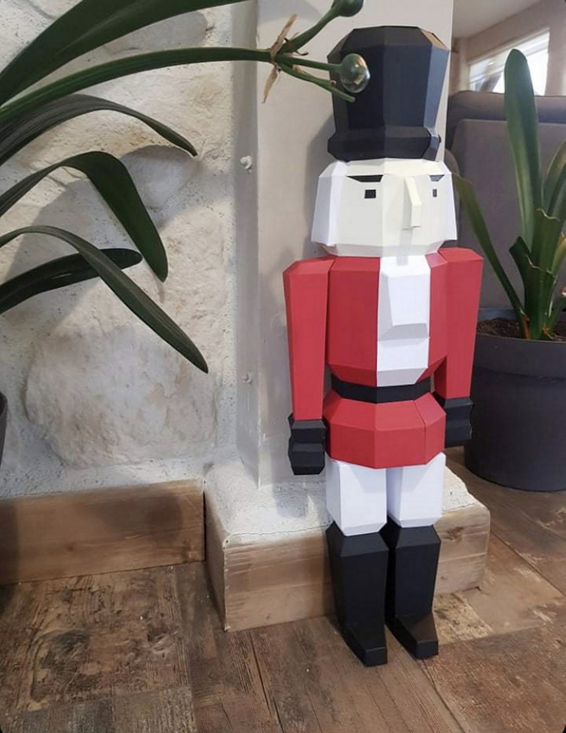 Nutcracker 3D Papercraft. DIY Nutcracker Get SVG and PDF Etsy