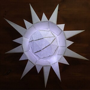 Sun 3d Papercraft Model. You Get PDF Digital File Templates and ...