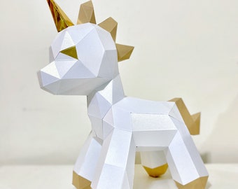 Baby Elephant 3D Papercraft. You Get a SVG and PDF Digital - Etsy