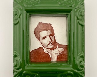 Pedro Pascal Decal Ceramic Wall Hanging