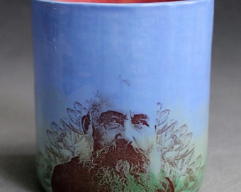 Claude Monet Decal Ceramic Container