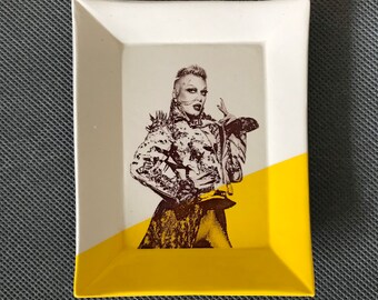 Joey Jay Decal Ceramic Trinket Dish