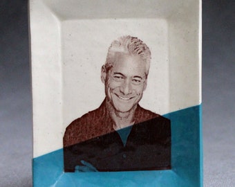 Greg Louganis Decal Ceramic Trinket Dish