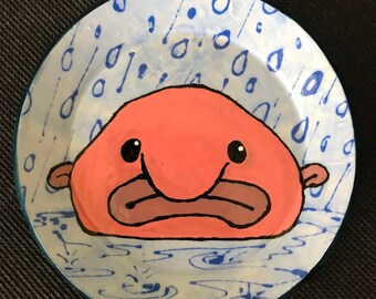 Blob Fish Ceramic Trinket Dish