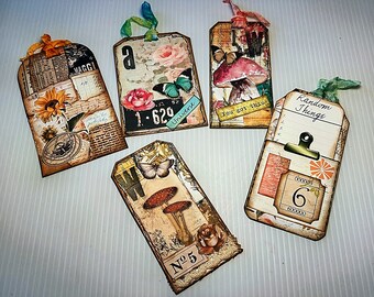 Set of 5 Journal Tags to Add to your Journaling Adventure