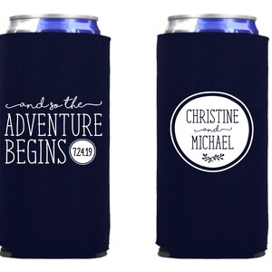 Slim Can, Slim Can Cooler, Can Coolers for Slim Cans, Personalized Slim Can, Custom Slim Can Cooler, Wedding Favor