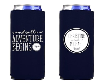 Slim Can, Slim Can Cooler, Can Coolers for Slim Cans, Personalized Slim Can, Custom Slim Can Cooler, Wedding Favor
