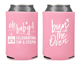 Bun In The Oven Baby Shower Can Cooler