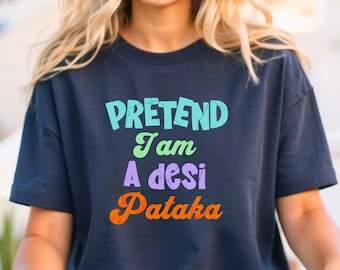 Funny Desi Tshirt, Indian Art Gift, Funny Punjabi Gifts, Funny South Asian Dad Gift, Father's Day Gift, Dad Birthday Gift, Unique Gift Dad
