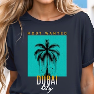 Dubai City shirt, Dubai Travel Shirt, Dubai Skyline T-shirt, UAE, Dubai Vacation tshirt, Dubai Trip Tshirt, Dubai Gift, Dubai chocolate