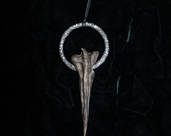 Sculpted bone pendant 7