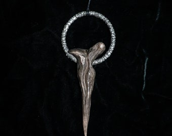 Sculpted bone pendant 5