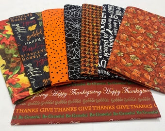 Fall Holidays Cotton Dinner Napkins , fast shipping, washable and reusable, Choose your fabric/size, Christmas Fabric Napkins