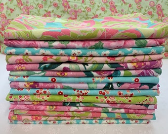 Large Shabby Chic Cloth Napkins, 17 inch, Set of 10, Wedding Shower, Bridal Shower, Tea Party, Reversible Double Sided