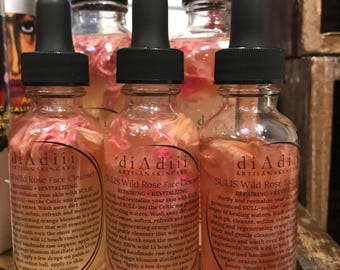 PROBIOTIC Face Toner Cleanser | Goddess SULIS | Wild Rose + Neroli | Herbal Skincare | ACV + Honey Toner