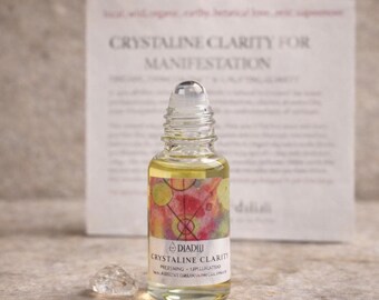 Meditation Oil for Manifesting Reiki Infused Ritual Oil Spiritual Gift for Crystaline Clarity
