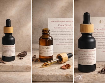 Cacao Rose Botanical Body Oil | Love-Infused Sensuality (30ml)