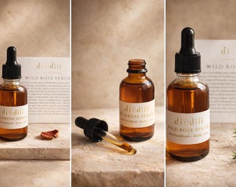 Wild Rose Facial Serum –  Repair, Revitalize, small batch Moon-Infused Skincare