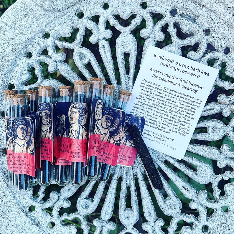 Incense, Awakening the Soul: holistically crafted for cleansing and clearing one stick
