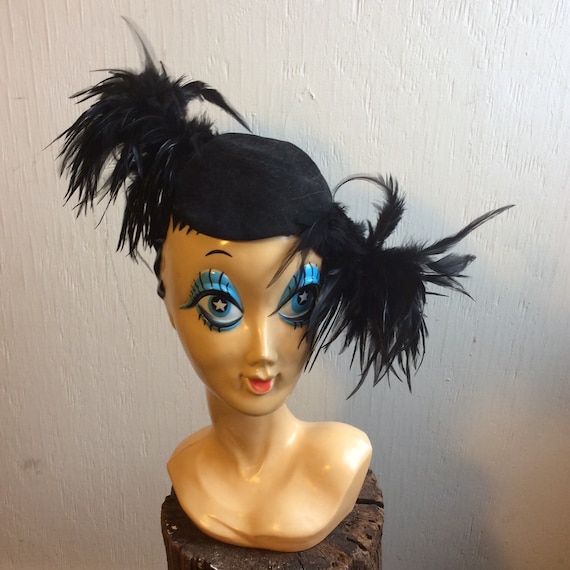 Vintage feather hat