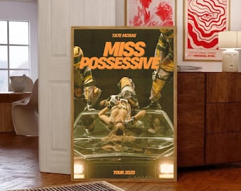 Tate McRae Miss Possessive Tour Poster,Miss Possessive Tour Poster,Tate Mcrae Tour Poster,So Close To What Poster,Digital Wall Art.